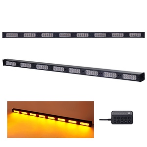 Cảnh Báo Giao Thông IP67 Hổ Phách Lần Lượt Tín Hiệu Xếp Phanh Offroad Phía Sau Nhấp Nháy Lưới Tản Nhiệt LED Cố Vấn <span class=keywords><strong>Lightbar</strong></span> Với Mịn Nhà Ở - Product Image 2