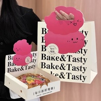 Boîte en papier pour emballage de tartelettes, impression personnalisée de qualité alimentaire, une ou deux pièces, design attrayant.