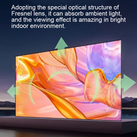 Nouvel Arrivage Écran de Projection ALR VisualMr 100/120 Pouces Fresnel 5.0 Pro 8K Gain de Pointe 2.8 Cadre Fixe Longue Portée 16:9 Mural
