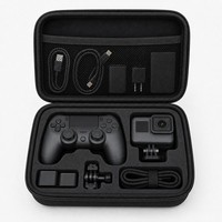 Boîte de protection rigide personnalisée OEM ODM en EVA pour accessoires de caméra et manette de jeu avec poche en filet et logo personnalisé