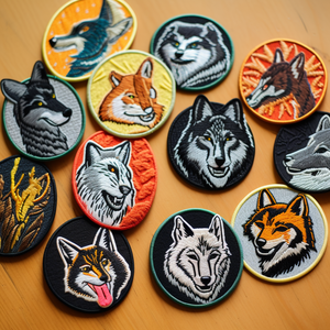 Tùy chỉnh thiết kế logo thêu các bản vá lỗi bán buôn các bản vá lỗi sắt trên cá nhân thiết kế thêu vá - Product Image 2