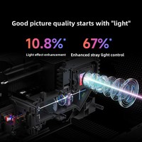 Projecteur LED Dangbei X7 Ultra 4K avec Android 14, 3500-4000 lumens, batterie intégrée, home cinéma portable
