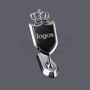 Alta Qualidade Decoração Exterior Modificado Metal <span class=keywords><strong>Auto</strong></span> 3D Permanente Emblema Adesivo Frente Capô Bonnet Sticker Car Hood logo para Audi - Product Image 6