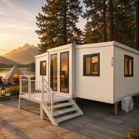 Maison conteneur pliable ignifuge et isolée, préfabriquée, modulaire, portable, mobile, pour habitation, bureau ou chambre