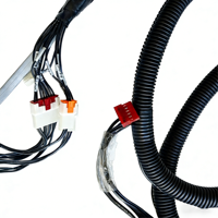 Kabel Adaptor Konektor Harness Kelistrikan Sepeda Motor Tembaga Berlapis Timah Khusus dengan Selubung PVC 240V/110V Berperingkat 2*0.5mm untuk