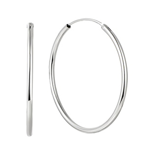 Vente chaude De Mode De Luxe Sterling Pur Srebrny Plaine Grand Cercle Hoop Boucles D'oreilles 925 Argent Cc Boucles D'oreilles <span class=keywords><strong>Xlove</strong></span> Femmes - Product Image 2