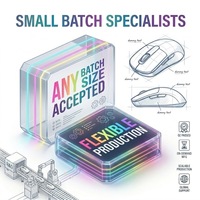 Ratón USB para Juegos con Correa de Mano, Caja de Regalo, Ratón Ergonómico Vertical Inalámbrico Recargable