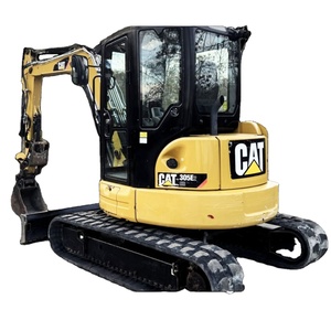 รถขุดขนาดเล็กมือสอง 5 ตัน CAT305 เครื่องจักรก่อสร้าง Caterpillar 305 รถขุดตีนตะขาบมือสอง พร้อมหัวเจาะ ได้รับการรับรองมาตรฐาน CE - Product Image 1