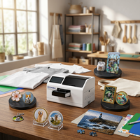 Impresora Digital Automática de Inyección de Tinta UV CMYK PodNEX A3 DX7, Todo en Uno, Rollo a Rollo, 2400 DPI, para Carcasas de Plástico para Teléfonos/AirPods, Android