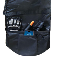 Sac de transport en polyester tendance avec fermeture éclair et détecteur de métaux, grande capacité, design rembourré durable pour les voyages et les équipements de valeur