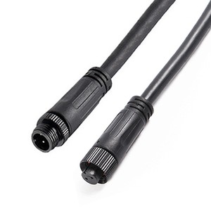 M12 Waterproof Connector Cable 2-Pin Male Female <b>Plug</b> <b>In</b> For LED Outdoor <b>Lighting</b> Signal Transmission - Product Image 1