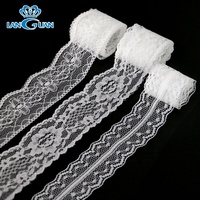 Fantaisie Non Élastique Polyester/Nylon Organza OEKO-TEX Certifié Petit Étroit Belle Bord De Dentelle Garnitures pour Robe