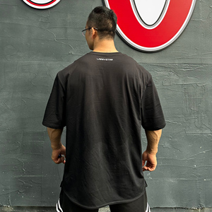 LS1630 T-shirt Sportiva Stampata a Maniche Corte, Vestibilità Comoda, Traspirante e Assorbente, per Allenamento e Casual, da <span class=keywords><strong>Uomo</strong></span> - Product Image 3