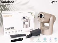 HD Home HY7 Projecteur Théâtre Divertissement Vidéo Conférence Portable Intelligent Avec WIFI 2GB + 8GB Mini Projecteur Rotatif 4k