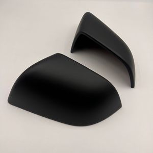 Shuangyi Matte Black <b>Mirror</b> Covers For Tesla Model 3 Full Set <b>Plastic</b> Rearview Protector - Product Image 2