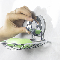 Porte-savon de salle de bain en acier inoxydable pour hôtel Porte-savon de salle de bain Support de téléphone portable pour salle de bain avec ventouse et douche