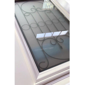 अमेरिकी शीसे रेशा सामने वाले दरवाजे के डिजाइन विला लक्जरी लोहे प्रवेश के साथ कांच के दरवाजे स्मार्ट दरवाज़ा बंद - Product Image 5