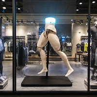 Maniquí de Pierna Motorizada Impreso en 3D M134-EP LEP con Iluminación LED, Maniquí Eléctrico para Exhibiciones y Escaparates