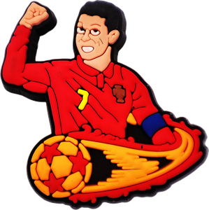 Vente en gros de breloques pour sabots croc sur le thème de la <span class=keywords><strong>Coupe</strong></span> <span class=keywords><strong>du</strong></span> <span class=keywords><strong>monde</strong></span> de football breloques pour chaussures personnalisées en PVC pour terrain de football - Product Image 5