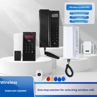 VIDEW Interphone téléphonique sans fil Appel vocal bidirectionnel Affichage LCD Smart App Activé Matière plastique Bureau Hôtel Interne
