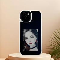 Nouvelle Arrivée Coque de Téléphone DIY avec Écran E-Ink Motif Animal en TPU+PC pour iPhone 17 16 15, 4 Couleurs, NFC