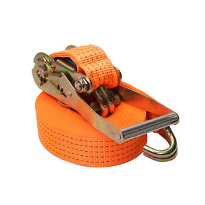 Sangle de fixation de cargaison robuste 50mm x 10m avec limite de charge de 5000kg et boucle à cliquet en acier - Product Image 5