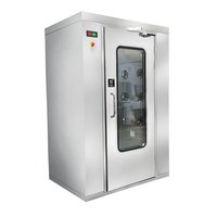 Douche d'air en acier inoxydable pour salle blanche, douche d'air pour personnel destinée aux ateliers alimentaires