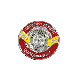 Custom <b>Metal</b> Die-Cast Badge with Gold-Plated and Soft Enamel Finish Corporate Annual Meeting Commemorative Medallion - Product Image 6