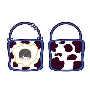 Creative Gifts For Friends Plush Ita Bag Custom Your Logo And Design Transparent Handbag Ita Bags Stuffed Animal