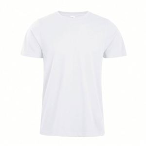 100% Cotton Advertising Blank T-Shirts for Men Custom Logo Printing <b>Plain</b> <b>Tees</b> for Casual Promotional <b>White</b> Cotton T Shirt - Product Image 6