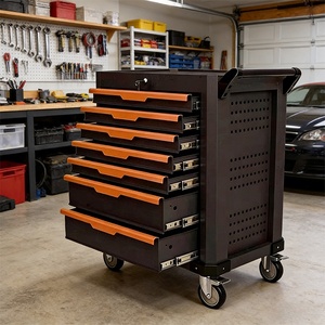 <span class=keywords><strong>Chariot</strong></span> d'atelier <span class=keywords><strong>complet</strong></span> avec armoire à <span class=keywords><strong>outils</strong></span> pour mécanicien - Product Image 6