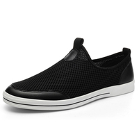 Chaussures de skate pour hommes en toile et maille respirante, basses, à lacets, plates, style rétro, faites à la main, ajourées avec trous d'aération