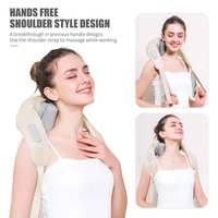 Masseur électrique Shiatsu pour le dos, les épaules et le cou, chaleur, massage profond des tissus, pétrissage 3D, contrôle du temps, marque FENLI, cadeaux pour maman et papa
