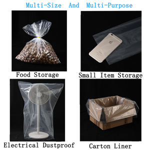 PCV impermeável PE flat top aberto Dust Clear laminado extra grande saco poli - Product Image 3