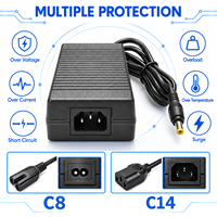 Adaptateur secteur de bureau à découpage haute stabilité 90W 15V 6A, personnalisable, avec prises universelles US, UK, AU, pour projecteur et ordinateur (OEM/ODM)