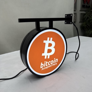 Letrero Luminoso LED Circular <span class=keywords><strong>de</strong></span> Acrílico 3D Personalizado, Resistente al Agua, para Exteriores, Exhibición Publicitaria Redonda para Tiendas, Bares, Hoteles y Comercios - Product Image 3