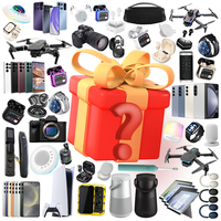 Boîte surprise pour la fête des enfants, produit électronique 100% surprise, peut contenir : écouteurs de jeu sans fil, tablette, montres intelligentes, drone