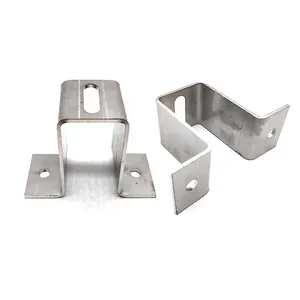 Stainless Steel Hook Electric Wall Mounting Bracket Channel Clamp Metal u shaped metal bracket