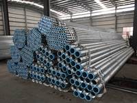 Tubería de Acero Galvanizado Previamente, 1.5 Pulgadas, 2mm de Espesor, Soldada, Estándar ASTM, Sin Aleación, para Soporte de Andamios