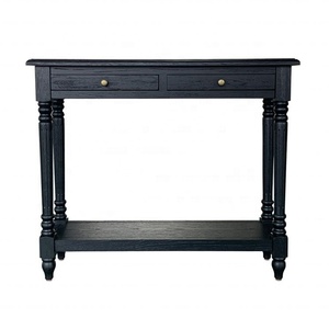 W5840 Sampson Pháp Phong Cách Mộc Mạc Cổ Điển Sồi Giao Diện Điều Khiển Bảng Với Ngăn Kéo Cho Phòng Khách Đồ Nội Thất - Product Image 2