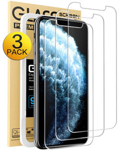 <span class=keywords><strong>Amazon</strong></span> Hot Selling Compatible with iPhone 12 Screen Protector Tempered Glass Screen Protector for iphone 12 Pro 6.1 inch 3-Pack - Product Image 1