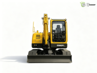 Mini-excavatrice sur chenilles SDLG E660F/E660FL d'occasion de 6 tonnes |   CE |   EPA |   Pompe de boîte de vitesses pour moteur EURO 5 avec godet de 0,25 m³