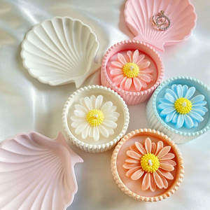 Candele a marchio privato vegane con cera di soia Premium profumate in resina di caramelle a strisce Morandi puliscono candele di novità organiche - Product Image 2