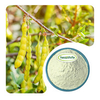 Ekstrak Genistein Sophora Japonica Alami Kelas Makanan 98% Healthife Bulk, Bubuk Genistein
