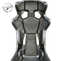 Siège baquet ergonomique de sport en cuir PU imperméable de haute qualité, en PVC et fibre de carbone, pour tous les modèles