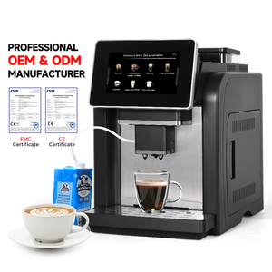 Cafetera Espresso Automática Multifuncional Comercial Moseener, Compatible con Francés/Español, 19 Bares, para Hotel - Product Image 1