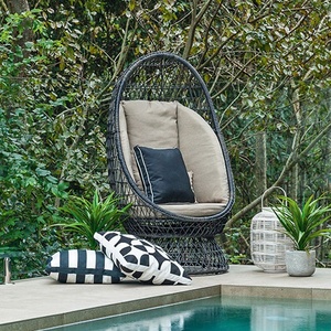 Modern Aluminum Patio Lounge Chair Outdoor <b>Daybed</b> Rattan <b>Garden</b> Lounger Pool Sunbed Day Bed for Hotels - Product Image 2
