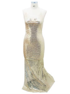 2021 Meilleures ventes Robe sexy dos nu à col en V Robes de soirée à paillettes pour femmes - Product Image 3