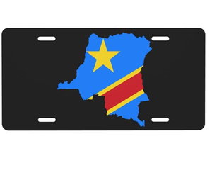 <span class=keywords><strong>Plaque</strong></span> d'<span class=keywords><strong>immatriculation</strong></span> de voiture en aluminium 6*12 pouces « La République démocratique du Congo : C'est dans mon ADN » - Product Image 6