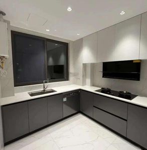 ตู้ครัวไม้จริง ดีไซน์หรูหราทันสมัย ผลิตตามสั่ง HUIPINJU - Product Image 1